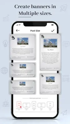 iBanner - business poster android App screenshot 1